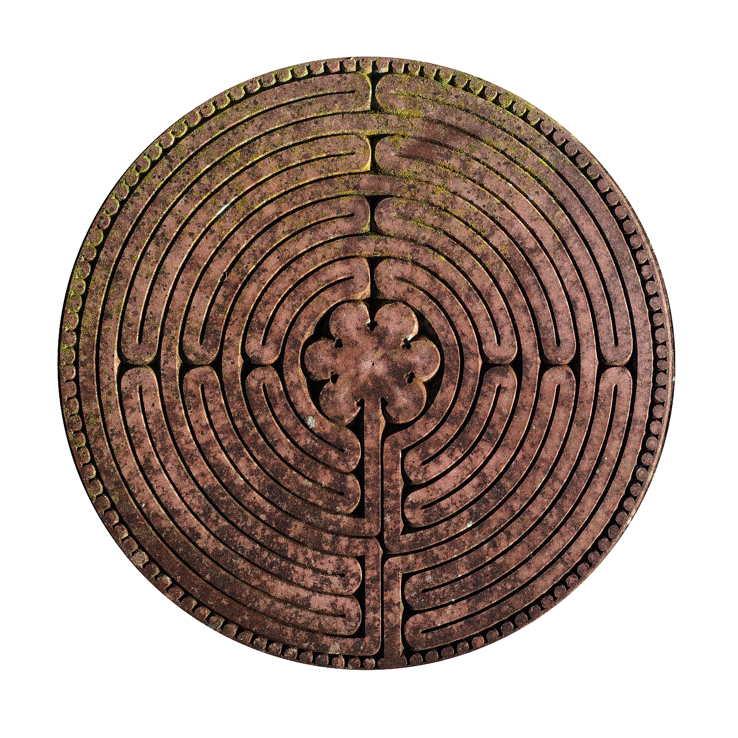 A stone labyrinth